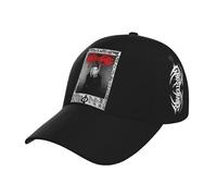 RISPENT Unisex Ghoste Singer Mane Eric Music Whitney Baseball Cap Full-Coverage Printed Stylish Curved Brim Cap All-Season Essential for Every Adventure Multicoloured One Size