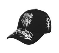 RISPENT Unisex Ghoste Singer Mane Eric Music Whitney Baseball Cap Full-Coverage Printed Stylish Curved Brim Cap All-Season Essential for Every Adventure Multicoloured One Size