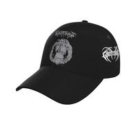 RISPENT Unisex Ghoste Singer Mane Eric Music Whitney Baseball Cap Full-Coverage Printed Stylish Curved Brim Cap All-Season Essential for Every Adventure Multicoloured One Size