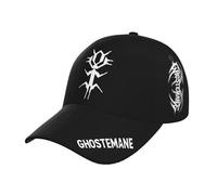 RISPENT Unisex Ghoste Singer Mane Eric Music Whitney Baseball Cap Full-Coverage Printed Stylish Curved Brim Cap All-Season Essential for Every Adventure Multicoloured One Size