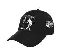 RISPENT Unisex Ghoste Singer Mane Eric Music Whitney Baseball Cap Full-Coverage Printed Stylish Curved Brim Cap All-Season Essential for Every Adventure Multicoloured One Size