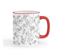 Risqué Gifts Funny Willy Mug - Rude Novelty Mug for Women, Cheeky Gift for Friends, Hen Party, Secret Santa - Hilarious Gag Present, Adult Funny Cup, Exclusive (Red)