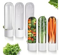 Ristpal 3Pack Herb Saver for Refrigerator for Cilantro, Parsley, Asparagus, Mint,Vegetable Preservation Containers, Keeps Greens Vegetables for 2-3 Weeks