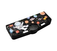 Ristpal Pop Up Multifunction Pencil Case for Stationery Box with Sharpener, Scissors, Tape Dispenser, School Supplies Back to School Gift, Best Birthday Gifts (Black)