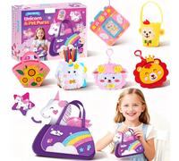 Ristpal Sewing Kit for Beginner, Learn to Sew Embroidery Kit for Purse Bags Picture Frame Pen Holder, DIY Felt Craft Gifts, Art Craft Supplies