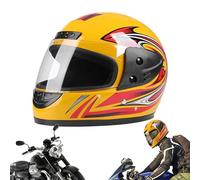 Ristyur Motorcycle Helmets,Lightweight Motorcycle Helmets | Motorcycle Full Face Helmets, Lightweight Street Helmets with Aerodynamic Design for Adults