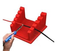 Ristyur Soldering Wire Holder,Heat Resistant Wire Clamp Bracket Soldering Clamp - Compact Wire Soldering Clamp Soldering Accessories for Repair Shop Workshop