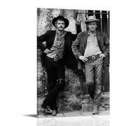 RISUANHENM Butch Cassidy And The Sundance Kid Poster Room Decor Artistic Poster for Room Aesthetic Canvas Wall Art Bedroom Decor 24x36inch(60x90cm) Frame-style