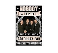 RISUANHENM Coldplay Poster Room Decor Artistic Poster for Room Aesthetic Canvas Wall Art Bedroom Decor 12x18inch(30x45cm) Unframe-style