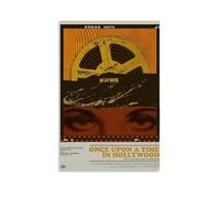 RISUANHENM Once Upon A Time in Hollywood Poster Room Decor Artistic Poster for Room Aesthetic Canvas Wall Art Bedroom Decor 12x18inch(30x45cm) Unframe-style