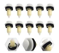Risveglio 10/20Pc Trim Panel Fastener Clip With Sealer Compatible With | Lens Hood for Tamron 28-200mm A071, ABS Plastic Shade with Cap and UV Filter Black Lens Hood for Tamron A071