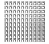 Risveglio 100 Pack Solar Grounding Clips, 304 for Stainless Steel Conductive Washers PV Panel Mounting Systems, Effective Anodic Layer Piercing Gasket