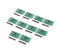 Risveglio 10Pcs HX711 Load Cell Module, 24 Bit Dual Channel Weight Sensor with Programmable Gain for Arduino(Small board)