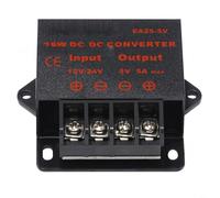 Risveglio 12V/24V to 5V DC Converter, High Efficiency Step-Down Regulator Module with Short Circuit for Protection for Auto(15A)