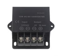 Risveglio 12V/24V to 5V DC Converter, High Efficiency Step-Down Regulator Module with Short Circuit for Protection for Auto(3A)