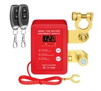 Risveglio 12V Remote Disconnect Switch, for Auto Power Cut-Off Car Boat for RV, 240A Kill Switch Prevents Drain, Low Voltage for Protection(Digital display)