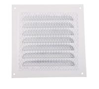 Risveglio 150x150mm Square HVAC Ventilation Grille Stainless Steel Air Return Ceiling Wall Mount for Black