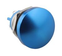 Risveglio 16mm Mushroom Head Push Button Switch Momentary Self-Reset 1NO 250V 3A IP65 Waterproof Metal Control Panel Yellow