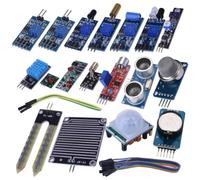 Risveglio 16Pcs Sensor Kit for Arduino R3 Nano Mega Pi Student Learning | 16Pcs DIY Sensor Module Kit R3 Pi Maker Projects