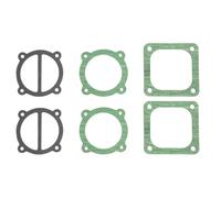 Risveglio 2 Sets 65 Type Air Compressor Valve Plate Gaskets 3-in-1 Kit Paper Washers 62mm 75mm Hole Spacing Green for Black 6 Pcs