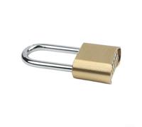 Risveglio 4 Digit Brass Padlock Resettable Anti Theft Secure(2)