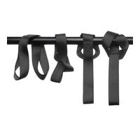 Risveglio 4 Pack for Heavy Duty Soft Loop Tie Down Straps 600 lbs Nylon Webbing for ATV UTV for Motorcycle Snowmobile Scooter for Black