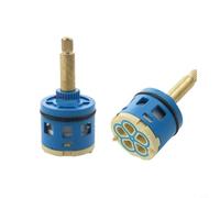 Risveglio 5-Function Mixer Valve Cartridge Hot & Cold Water Kitchen Faucets, ABS and Copper Diverter Core, Blue(5（76MM）)