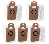 Risveglio 5 Pcs Vacuum Cleaner Dust Filter Bags, Replacement Dust Bags, Non Woven Filter Bags for Efficient Debris Collection for Kogan Robot Vacuum and Mop