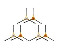 Risveglio 6 Pack Side Brushes for Replacement Parts Compatible with for Tesvor M2 Robot for Vacuum Cleaner, Cleaning Accessories