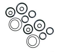 Risveglio 8pcs Rear Shock Air Pressure Seal for Ring Set for Fox RP23 DHX5.0 CTD DPS Series for Bicycle Absorbers Black(16PCS)