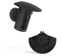 Risveglio ABS Camera Rain Cover for Ring Outdoor Camera Plus, Weatherproof UV Sun Snow Shield for Protection Case, Black Housing with Simple Screw Installation