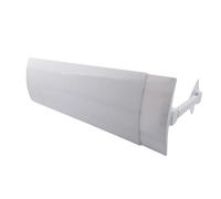 Risveglio AC Wind Deflector Adjustable Length Air Conditioner Cover Anti Draft Baffle No Punching Required Home and Office Use White