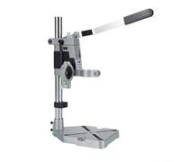 Risveglio Adjustable Aluminium Drill Stand 38-42mm Electric Drills, Bench Drill Press Conversion Kit with Stable Base & Non-Slip Handle Wood Metal Working(Double hole)