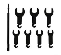 Risveglio Adjustable Fan Clutch Wrench Set Spanner Tool for Sprocket Flywheel Removal Vehicle Maintenance Gear