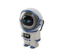 Risveglio AI Robot Speaker 5.1 EDR, Interactive Learning with FM Radio Alarm Clock, 1800mAh(White)