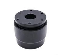 Risveglio Aluminum Alloy 55mm Quick Release for Hub TURN Racing Simulator, Lightweight Steering Wheel Adapter with 6-Hole Mount, Black