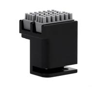 Risveglio Aluminum Nozzle Cleaner Kit for Bambu for X1 P1 3D Printers, Includes Brush and 4 for Replacement Silicone Scrapers Removal(A)