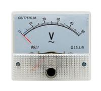 Risveglio Analog Pointer AC Voltmeter 85L1-V 5V-600V Panel Mount 5060Hz ABS Shell Industrial and Mining Use