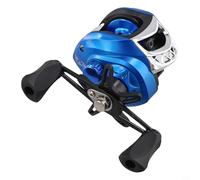 Risveglio Anti-Backlash Baitcasting Reel with 10 Magnetic Brake, All-Metal Construction, Smooth Casting Fishing Reel, Left or Right Hand(Right hand Blue)