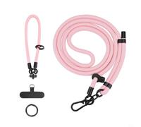 Risveglio Anti-Lost Hand Strap, Polyester Diagonal Rope Camera Lanyard with Secure Attachment, Stylish Crossbody Accessory Outdoor Sports (Black)(Black and White)