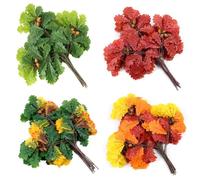 Risveglio Artificial Oak for Leaf Garland with, 65cm Multicolor Plastic Vine Home Wall Decoration, Indoor Outdoor Party Decor, 12 Pieces