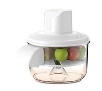 Risveglio Automatic Electric Potato Peeler and Grape Skin Remover, Cordless Fruit Vegetable Peeling Machine with One-Button Control Kitchen Camping(White)