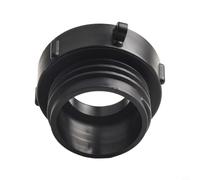 Risveglio Black for PP IBC for Tank Adapter 2"" for BSP Fine to S60x6 Coarse Thread, Acid Resistant Seal Rain and Water Storage Connections