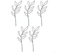 Risveglio Black Iron Plant Trellis Clip 32cm for Wall Mount