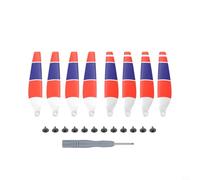 Risveglio Colorful 8-Pack PC Propeller Set for for mini 4 for Pro/for for mini 3 for Pro, Low-Noise Blades, Easy Installation for Replacement Parts Aerial Photography(D)
