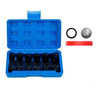 Risveglio CR-Chromium Steel Strut Socket Set 6pc 12pt 1/2 Drive