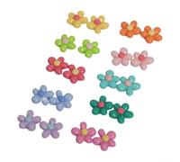 Risveglio Cute Flower Fridge Magnets 20Pcs for Kitchen Office