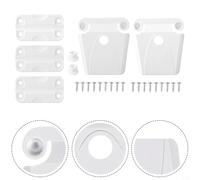 Risveglio Cutter Parts for Replacement Kit Including Latches and Hinges Compatible with for Igloo 50C165 Quart Coolers, White