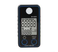 Risveglio Digital Lux Meter Illuminance Tester 0.5-300,000 LUX with Color Temperature 2500K-8000K, Fast 4s Sampling LED for Lighting Assessment in Hotels, Classrooms and Homes, SK-8201(SK-8 202)