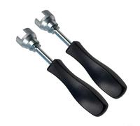 Risveglio Drum Brake Spring Compressor and for Washer for Auto Repair, Robust Steel Installation Kit Rear Shoe Pad Pin Removal, Ergonomic Grip Car for Truck for Motorcycle, 1 Pack(2pc)